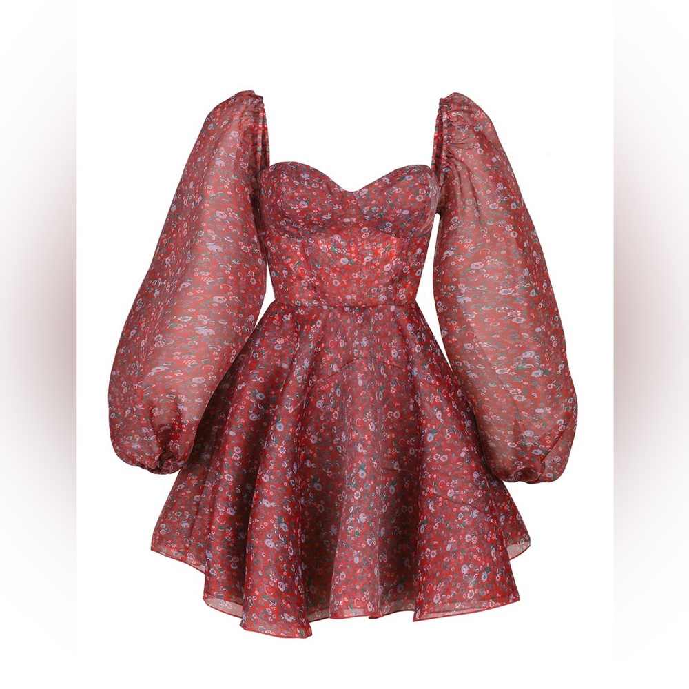 Selkie Crimson Princess Dress XS